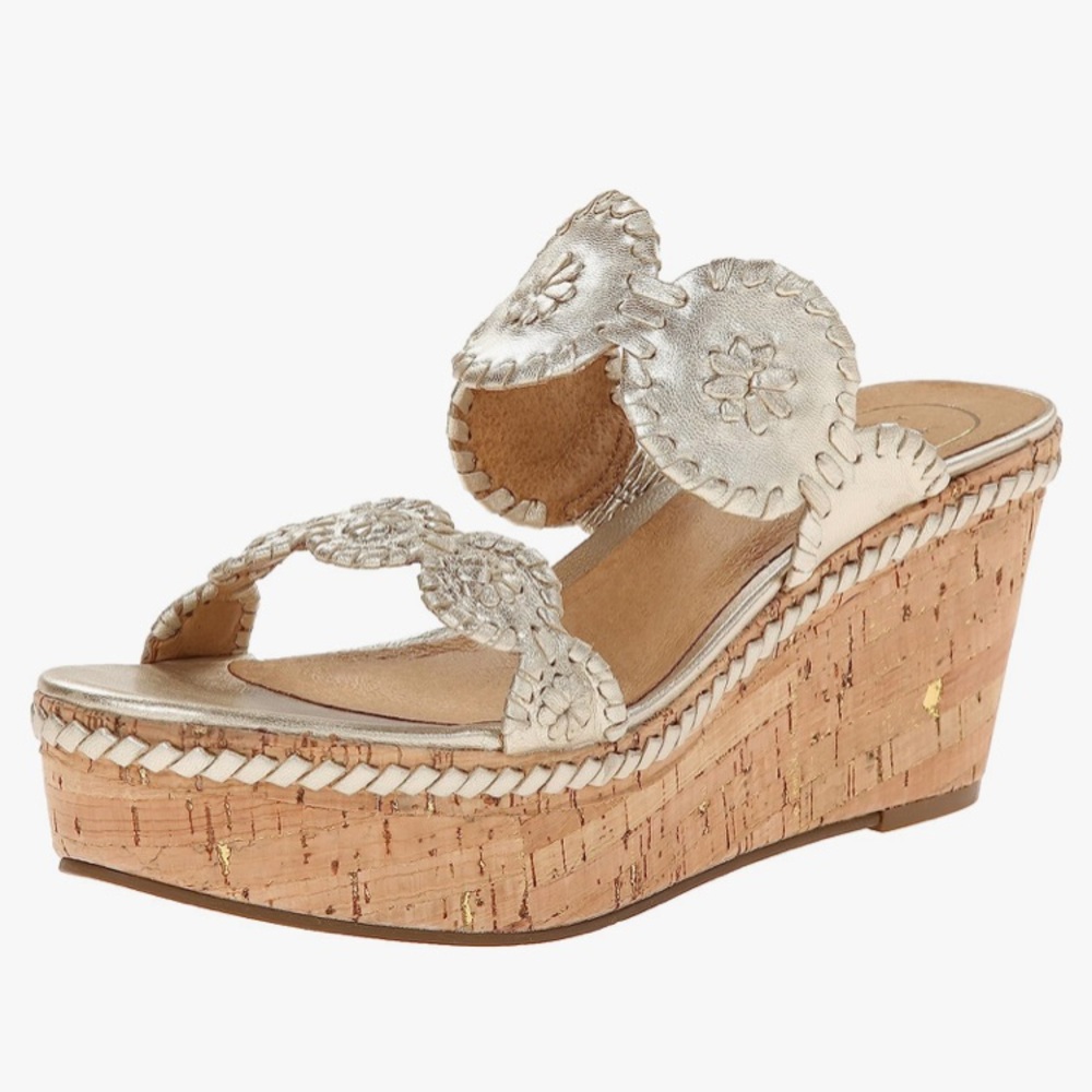 Jack Rogers Leigh Platform Sandal Cork NWOB 11